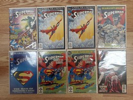 DC Comics 1991 Lot of Superman Comics 8 issues 74, 77s, 78s, 82s, 84 - £6.16 GBP