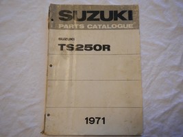 1971 Suzuki TS250 Parts catalogue List diagram book manual TS 250  - $20.78