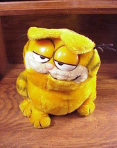 1981 Garfield Seated Stuffed Animal, made by Dakin - $11.95