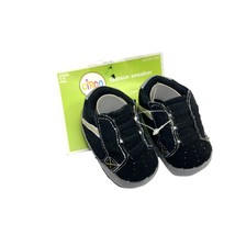 New Circo Baby Boys Infant Size 0 6 months Fashion Sneakers shoes Black Manmade - £7.22 GBP