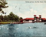 Pavilion and Lake City Park Denver CO Postcard PC568 - $4.99