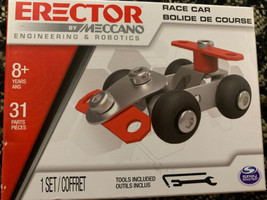 Erector By Meccano Race Car Engineering &amp; Robotics Spin Master 8+ - £9.99 GBP