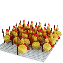 Medieval Spartan Warriors Roman Soldier Uruk-hai Minifigure Blocks Set of 21 - £24.70 GBP