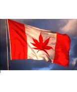 CANADA Canadian MARIJUANA POT WEED 3x5 SuperPoly In/Outdoor FLAG Banner*... - £10.96 GBP