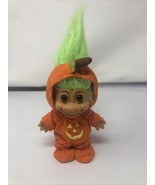 HALLOWEEN PUMPKIN BOY  - 5&quot; Russ Troll Doll  MARKED - $371.16 MXN