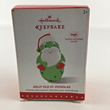 Hallmark Keepsake Christmas Ornament Jolly Old St Pickolas Pickle Santa New 2015 - $32.62