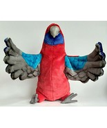 Parrot Red Hand Puppet Full Body Doll by Hansa Real Looking Plush Learni... - £44.55 GBP