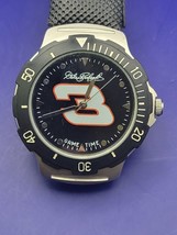 NASCAR game time Dale Earnhardt #3 racing wrist watch quartz running - $17.65