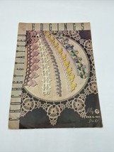 Vintage Booklet Crochet &amp; Tatted Edgings Book No.700  Lily Sewing Thread... - $6.80