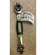 EZTools 48-in-1 Green Dog Bone Socket Wrench Rotating Head - £19.54 GBP