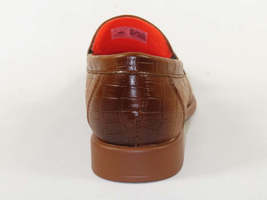 Men's TAYNO Shoes The Caprio C TAYNO Crocodile Print Bit Loafer Cognac image 5
