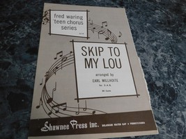 Skip to My Lou by Earl Willhoite Fred Waring Teen Chorus Series SAB - $2.99