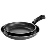 Gibson Everyday Highberry 2 Piece 12in and 10in Frying Pan Set in Metall... - $39.95