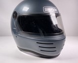 Simpson M41 M61 Helmet 7 3/8 Gray Snell 85 Vtg 80&#39;s - $148.49