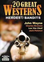 20 Great Westerns: Heroes  Bandits (DVD, 2008, 4-Disc Set) Used - £18.19 GBP