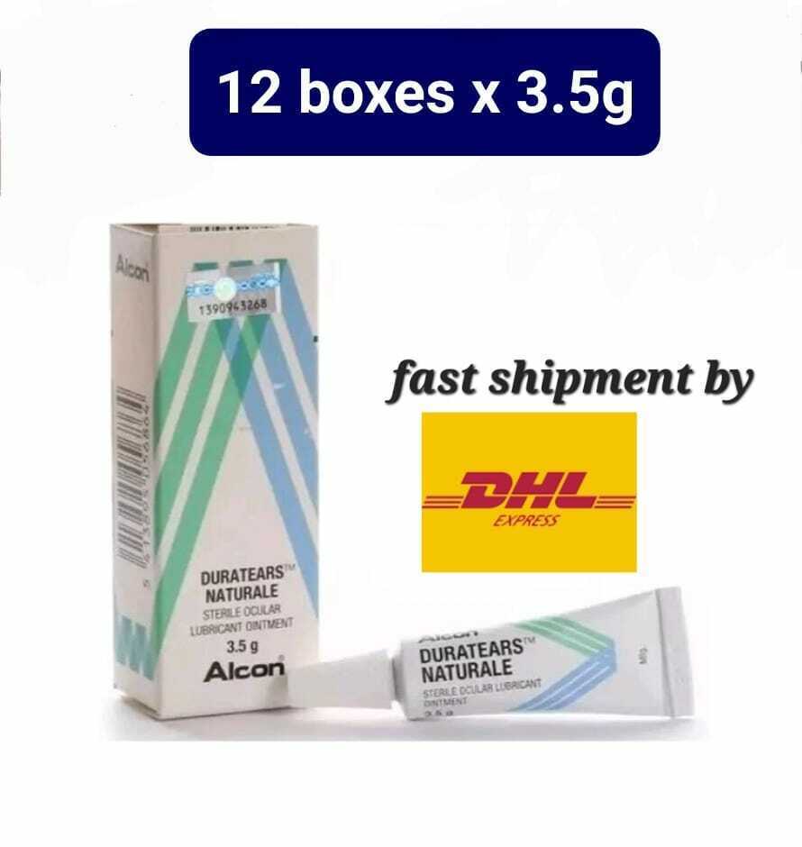 12 Boxes x 3.5g Alcon Duratears Ointment Lubricant Ointment -shipment by... - $98.01