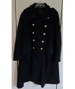 Vintage Mens 44 Peters Fire Department Buttons Dark Navy-Black Wool? Tre... - €41,79 EUR