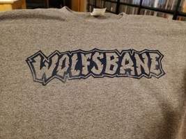 Wolfsbane &#39;Logo&#39; T-shirt ~Size L~ Blaze Bayley/Iron Maiden NWOT  vintage... - $19.26