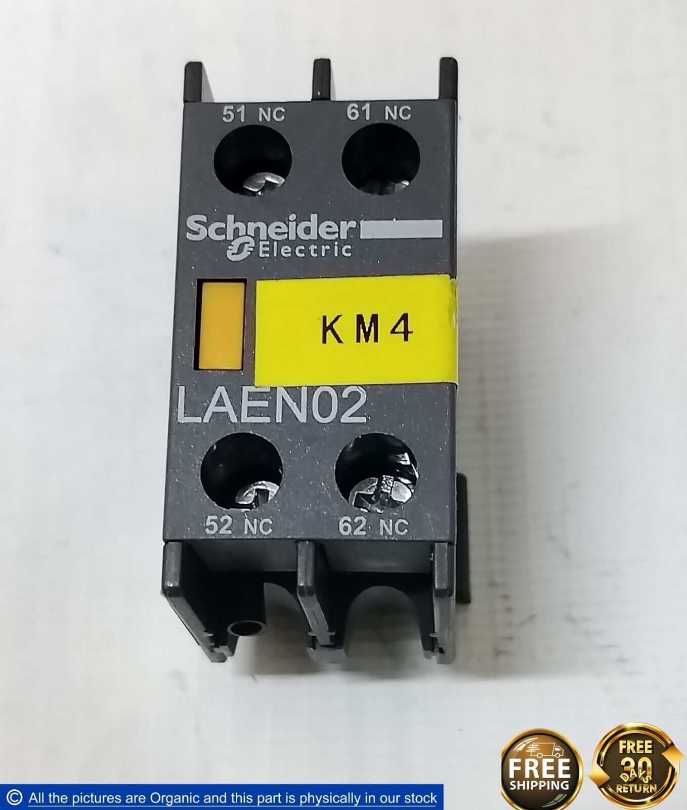 Schneider LAEN02N Easy TeSys Auxiliary Contact Block 2 NC 690VAC Telemec... - $125.00