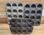 Non-Stick 12 Cup Muffin Pans - American-Made, Baking Cooks Essentials - ... - $24.72
