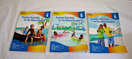 Summer Activities for the Gifted Student: Grades 4, 5, and 6 Lot of 3 - $19.75