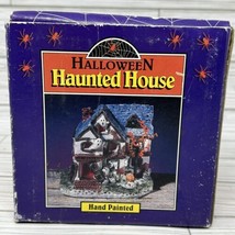 Vintage Walmart Halloween Haunted House Light Up Blinking Lights Holiday Decor - £19.41 GBP
