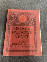 Vintage 1925 DVCAL PALACE OF VENICE Guide Book Paperback ORiginal - $9.90