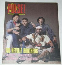 NEVILLE BROTHERS PULSE MAGAZINE VINTAGE 1987 - £23.50 GBP