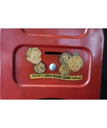 Vintage Amsco Shu Shoe Shine Bank for Kiddies Red Tin  Toy 1950&#39;s Red Me... - $562.54 MXN
