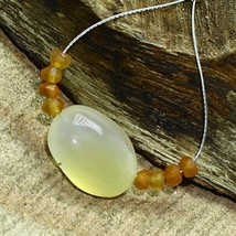Onyx Smooth Oval Carnelian Beads Briolette Natural Loose Gemstone Making... - $6.96
