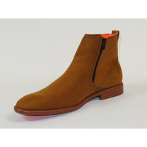 Men's TAYNO Chelsea Chukka Soft Micro Suede Zip up Boot Coupe S Camel image 7