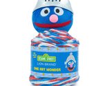 Lion Brand Yarn Sesame Street One Hat Wonder Yarn, Super Grover, 1 Cake - $11.10