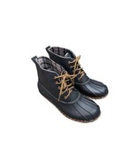 Henry Ferrera Size 9 Black Duck Boots MINT Condition - $340.81 MXN