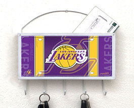 Los Angeles Lakers Mail Organizer, Mail Holder, Key Rack, Mail Basket, M... - £25.83 GBP