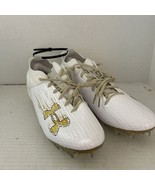 Under Armour Men&#39;s Size 11.5 Blur Smoke 2.0 Molded Cleat Football Shoe NWOB - £55.94 GBP