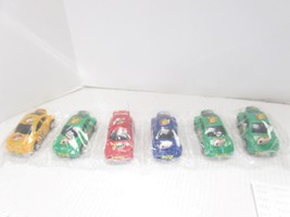 TOY CLOSEOUT - SIX PACK OF 5&quot; PLASTIC PUSH CARS- GREAT STOCKING STUFFERS... - $4.42