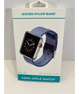 Blue Woven Nylon Band for 42MM Apple Watch - WithItGear Premium High Qua... - $181.13 MXN