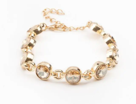 Paparazzi First in Fashion Show Gold Bracelet - New - £3.59 GBP