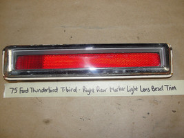 OEM 75 Ford Thunderbird T-bird Tbird RIGHT REAR MARKER LIGHT LENS BEZEL ... - £54.75 GBP