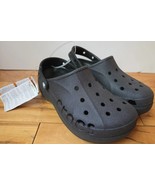 Crocs Women&#39;s Baya Classic Platform Glitter Clog Black Women&#39;s Sz10 New - $68.58 CAD
