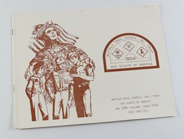 Vintage Buffalo Trail Council Scouting Program Brochure Boy Scout of Ame... - $11.57