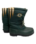 Men&#39;s  Snow Boots SZ 10  Green Bay Packer Has Liners Green White Gold - $82.23 CAD