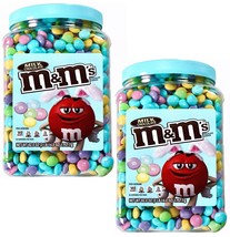 2 Packs M&amp;M&#39;s Easter Spring Milk Chocolate Candies Pastel Colors, 62 Ounce - £46.22 GBP