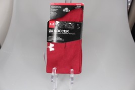 Under Armour UA Soccer Sock Youth YLG 7-9  Over the Calf Cardinal 1 Pair... - $7.92