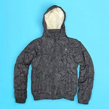 Element Mushroom Print All-Over Puffer Jacket Youth Girls Small Fur Hood... - $18.55
