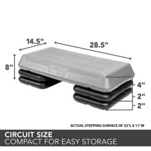 The Step (Made in USA) Aerobic Platform Circuit Size Aerobic Platform - ... - £59.25 GBP