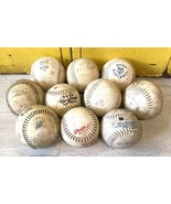 Lot of 10 Vintage Used Baseballs Softballs official league pony dudley c... - $34.65