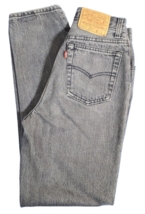 Vintage Womens Levis 501 Denim black Jeans 17501-6158 USA Made SZ 7 24x28 - £78.30 GBP