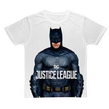 Batman Justice League &amp; Snyder Cut Ben Affleck Canvas Size - Unisex Tee Shirt - £30.77 GBP