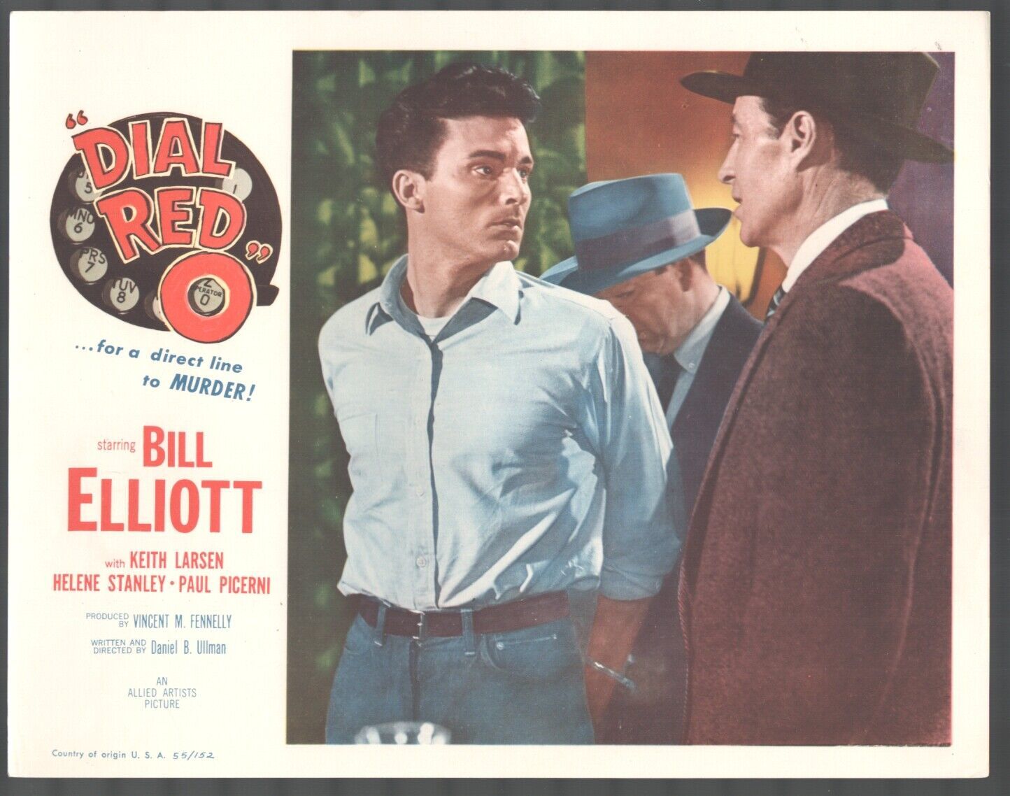 Primary image for Dial Red O 11x14 Lobby Card Keith Larsen